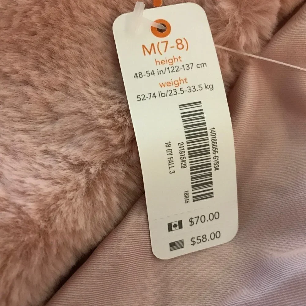 NWT Gymboree Faux Fur Coat